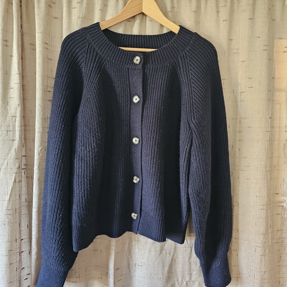 Banana Republic Sweaters - Banana Republic Dark Blue Women's Cardigan